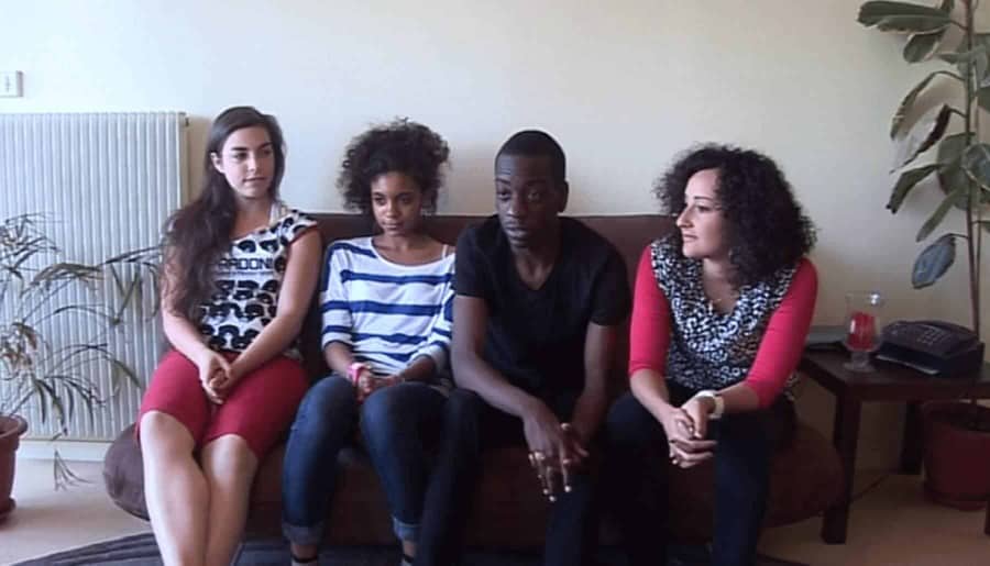 Portrait of Clémentine, Nina, Samira, Andrège